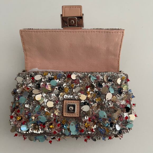 Fendi Fairy Sequin Mini Baguette - Picture 8 of 11